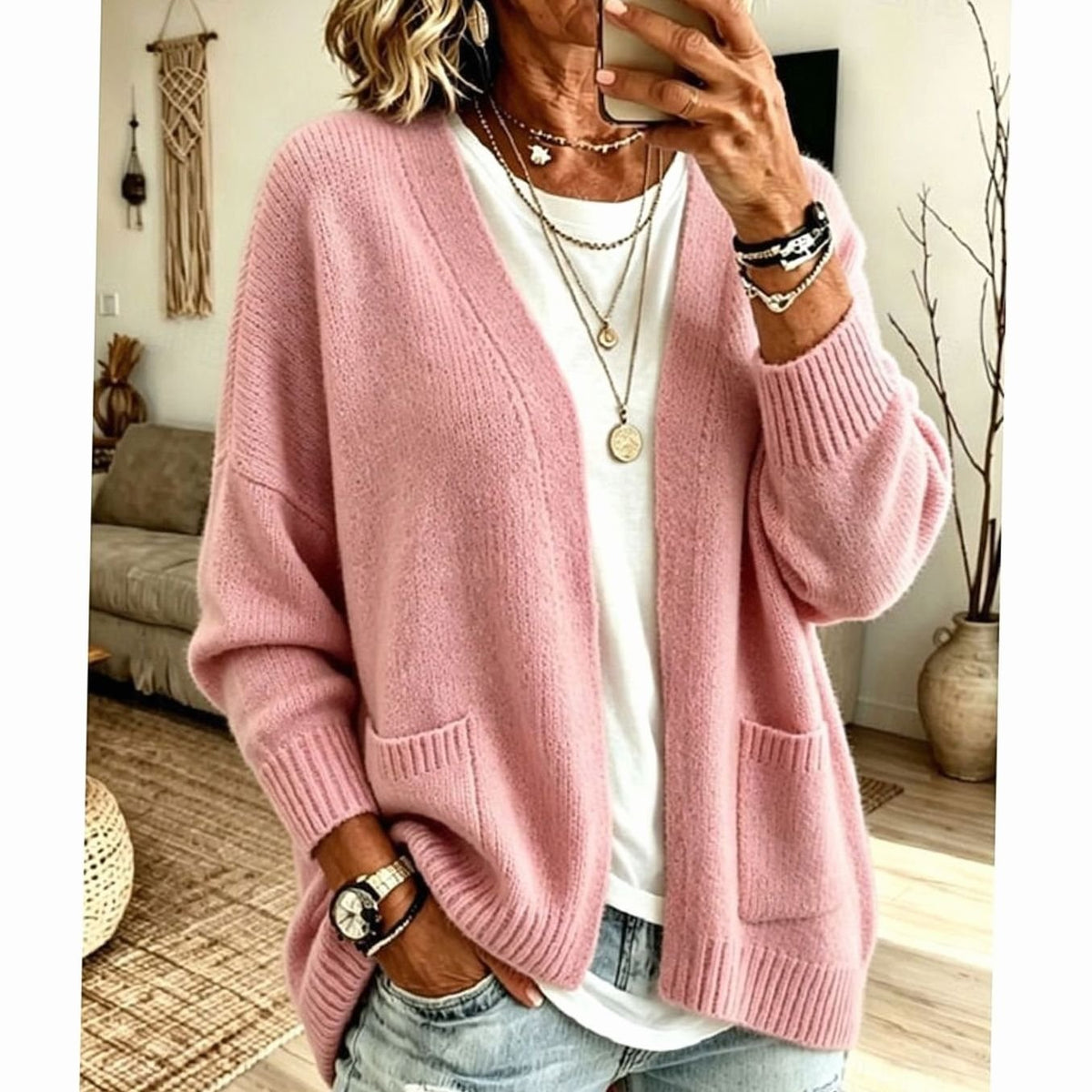 Oversized Knit Autumn Cardigan