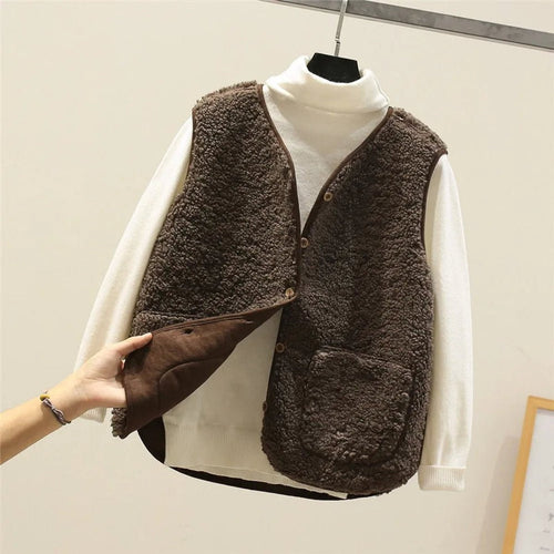 Sleeveless Sherpa Winter Gilet