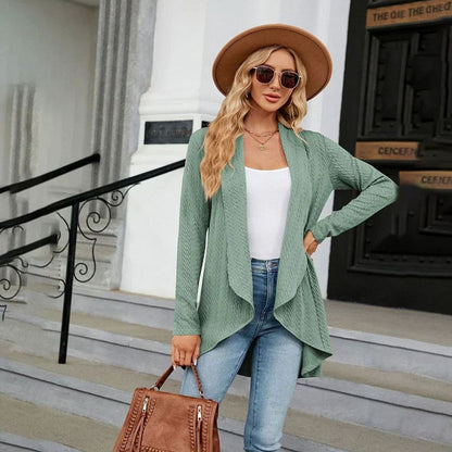 Cable Knit Mid-Season Cardigan