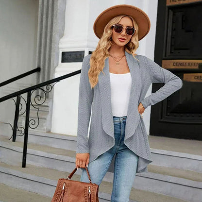Cable Knit Mid-Season Cardigan