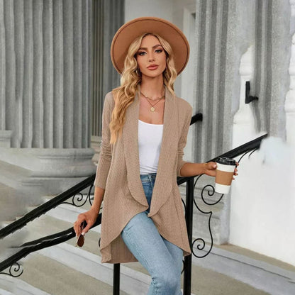 Cable Knit Mid-Season Cardigan