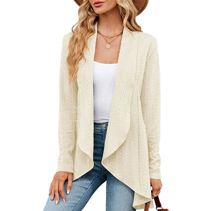 Cable Knit Mid-Season Cardigan