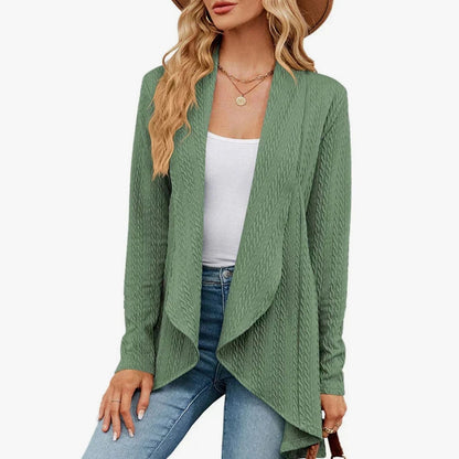 Cable Knit Mid-Season Cardigan