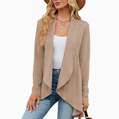 Cable Knit Mid-Season Cardigan