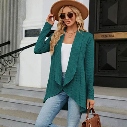 Cable Knit Mid-Season Cardigan