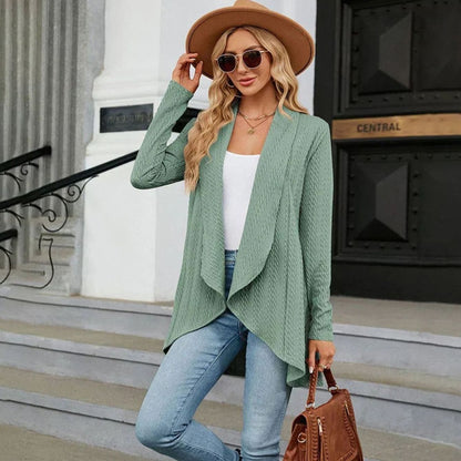 Cable Knit Mid-Season Cardigan