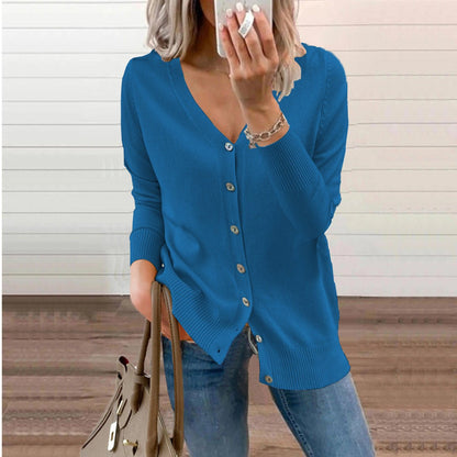 Fine Knit Long Cardigan