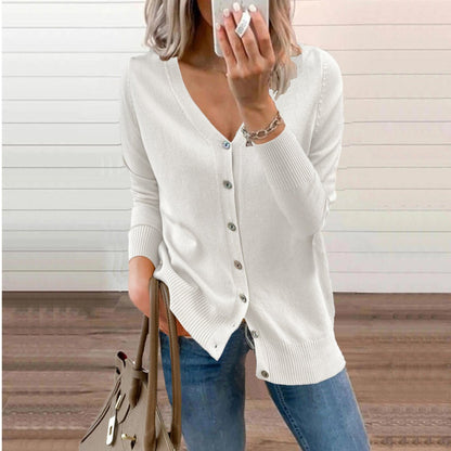 Fine Knit Long Cardigan
