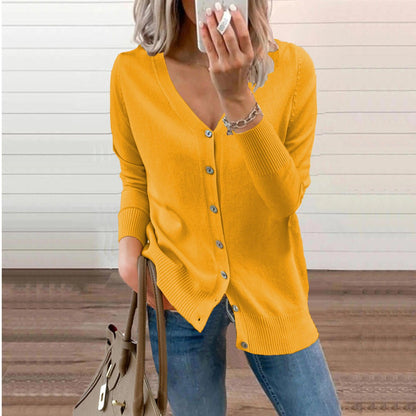 Fine Knit Long Cardigan