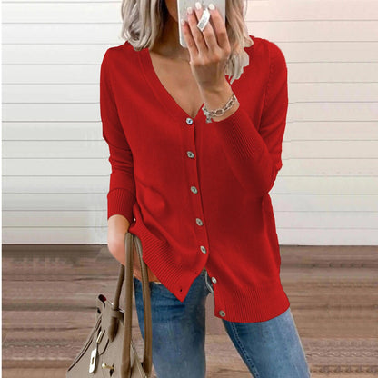 Fine Knit Long Cardigan