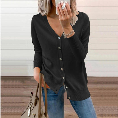 Fine Knit Long Cardigan